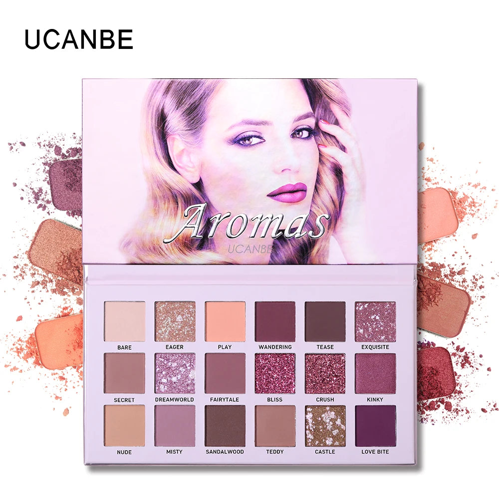 Ucanbe 2pcs Brand  Eye Shadow