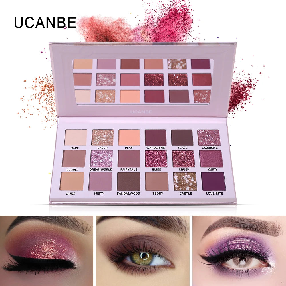 Ucanbe 2pcs Brand  Eye Shadow