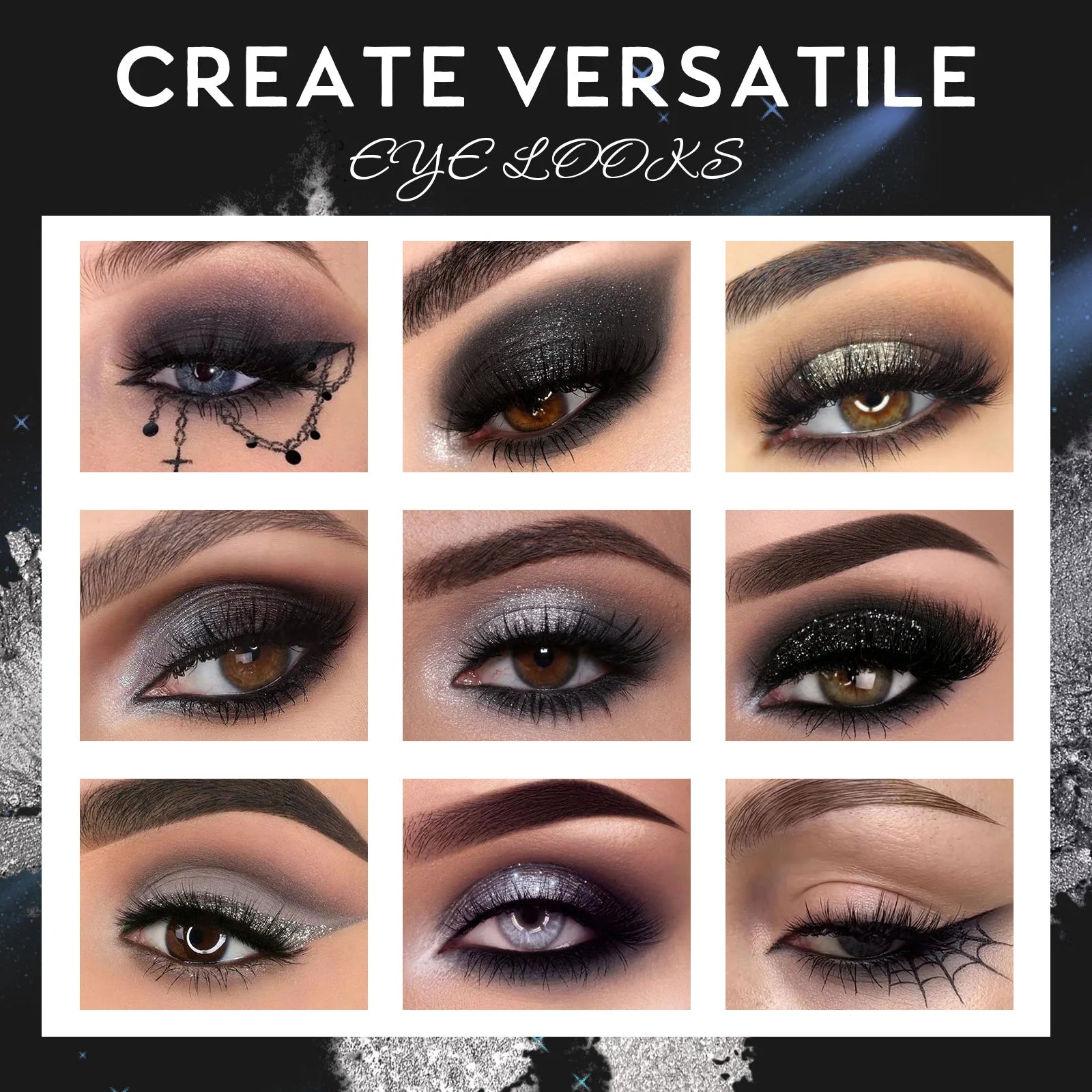 Ucanbe Black Eyeshadow Palette