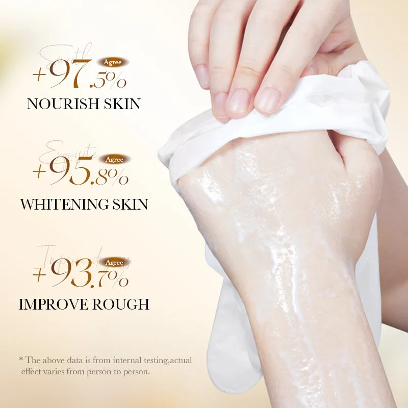 Bioaqua White Rice Hand Mask Moisturizing