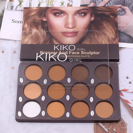 Kiko 12 Color Matte Palette