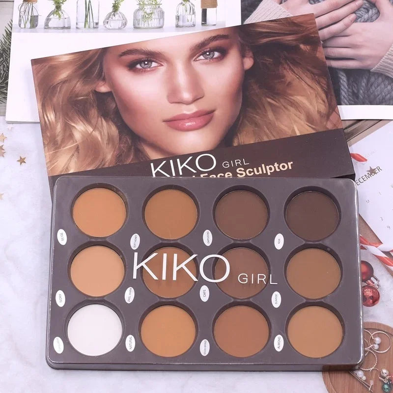 Kiko 12 Color Matte Palette