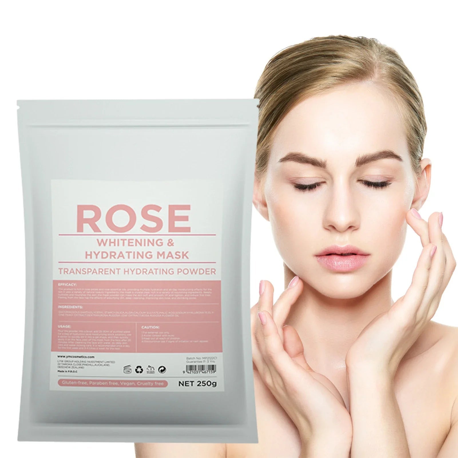 Clay Powder facial detoxification ROSE - Oferta maquillajes